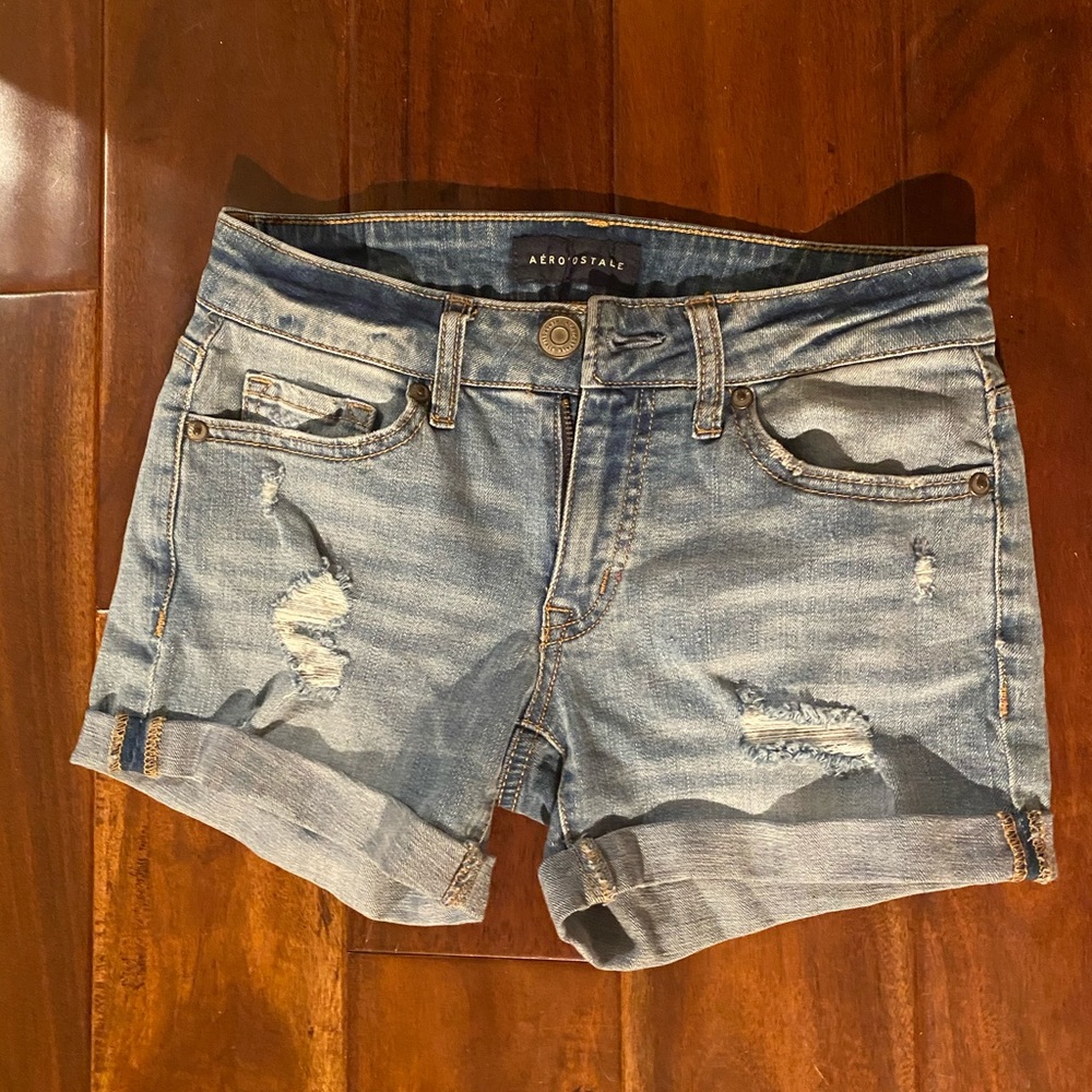 Aeropostale jean shorts.